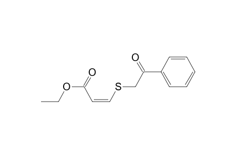 Ethyl (2Z)-5-benzoyl-4-thiapent-2-enoate