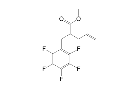 Methyl 2-[(pentafluorophenyl)methyl]-4-pentenoate