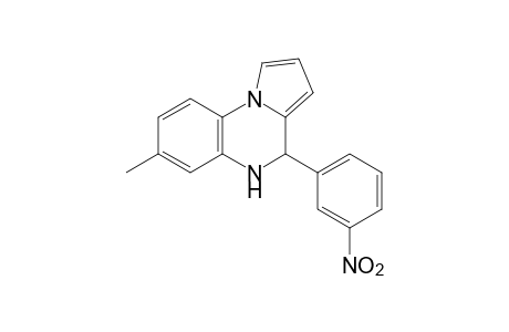 4,5-dihydro-7-methyl-4-(m-nitrophenyl)pyrrolo[1,2-a]quinoxaline