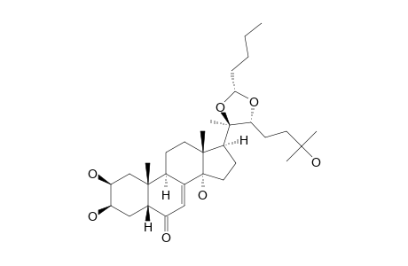 29-ALPHA-BUTYL-20,22-O-METHYLIDENE-20-HYDROXY-ECDYSONE