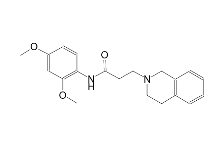 2-isoquinolinepropanamide, N-(2,4-dimethoxyphenyl)-1,2,3,4-tetrahydro-