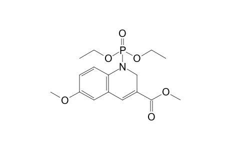 3-Carbomethoxy-1-diethylphosphono-6-methoxy-1,2-dihydroquinoline
