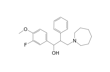 3-Azepan-1-yl-1-(3-fluoro-4-methoxy-phenyl)-2-phenyl-propan-1-ol