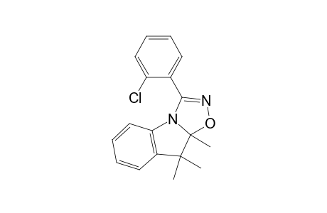 1,2,4-Oxadiazolo[4,5-a]indole, 3-(2-chlorophenyl)-9,9a-dihydro-9,9,9a-trimethyl-