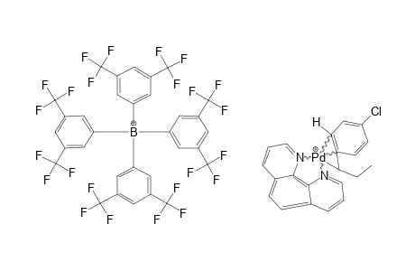 (1,10-PHENANTHROLINE)PD(3-ETA-CH(ET)C6H4-PARA-CL)+((CF3)2C6H3)4B-
