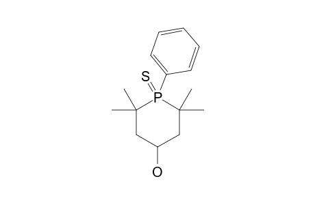 2,2,6,6-Tetramethyl-1-phenyl-4-phosphorinanol-1-sulfide