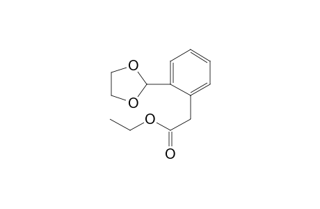 2-[2-(1,3-dioxolan-2-yl)phenyl]acetic acid ethyl ester