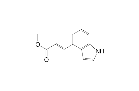 2-Propenoic acid, 3-(1H-indol-4-yl)-, methyl ester, (E)-