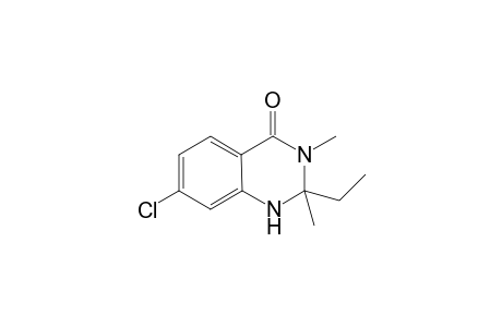 7-Chloro-2-ethyl-2,3-dimethyl-2,3-dihydroquinazolin-4(1H)-one