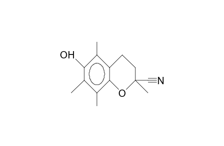 6-Hydroxy-2,5,7,8-tetramethyl-3,4-dihydro-benzopyran-2-nitrile