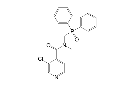 3-CHLORO-N-(DIPHENYLPHOSPHINOYLMETHYL)-N-METHYL-ISONICOTINAMIDE