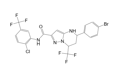 5-(4-bromophenyl)-N-[2-chloro-5-(trifluoromethyl)phenyl]-7-(trifluoromethyl)-4,5,6,7-tetrahydropyrazolo[1,5-a]pyrimidine-2-carboxamide