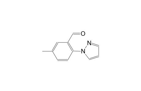 benzaldehyde, 5-methyl-2-(1H-pyrazol-1-yl)-