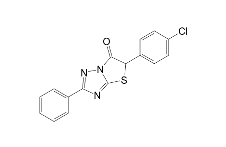 5-(4-Chlorophenyl)-2-phenylthiazolo[3,2-b][1,2,4]triazol-6(5H)-one