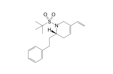 (2S)-1-(tert-Butanesulfonyl)-2-phenethyl-5-vinyl-1,2,3,6-tetrahydropyridine