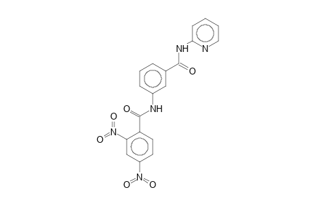 2,4-Dinitro-N-[3-(2-pyridylcarbamoyl)phenyl]benzamide