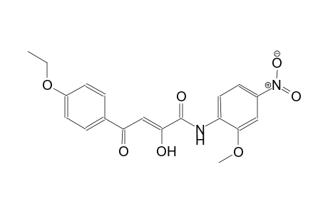 (2Z)-4-(4-ethoxyphenyl)-2-hydroxy-N-(2-methoxy-4-nitrophenyl)-4-oxo-2-butenamide