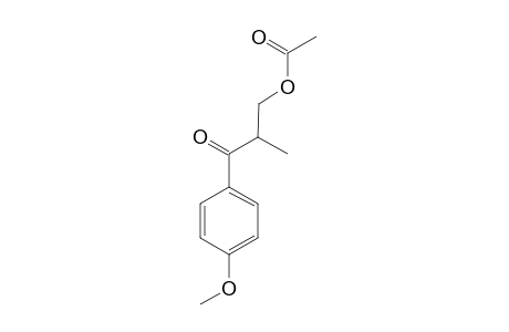 (+)-3-ACETOXY-1-(4-METHOXYPHENYL)-2-METHYLPROPANONE