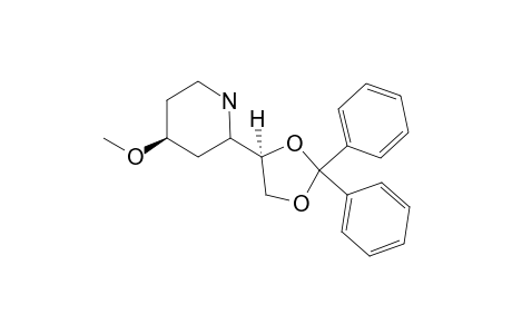 (+/-)-(2RS,4RS)-2-[(4SR)-2,2-DIPHENYL-1,3-DIOXOLAN-4-YL]-4-METHOXY-PIPERIDINE