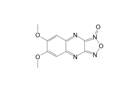 6,7-DIMETHOXYFURAZANO-[3,4-B]-QUINOXALINE-1-OXIDE