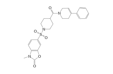 2(3H)-benzoxazolone, 6-[[4-[(3,6-dihydro-4-phenyl-1(2H)-pyridinyl)carbonyl]-1-piperidinyl]sulfonyl]-3-methyl-