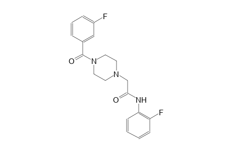 1-piperazineacetamide, 4-(3-fluorobenzoyl)-N-(2-fluorophenyl)-