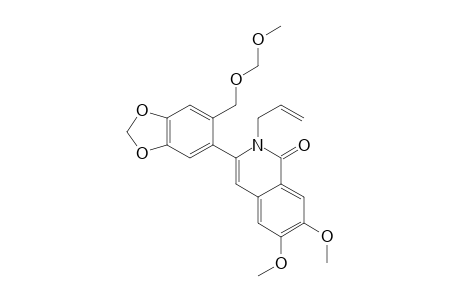 2-Allyl-6,7-dimethoxy-3-(6-methoxymethoxymethylbenzo[1,3]dioxol-5-yl)-2H-isoquinolin-1-one