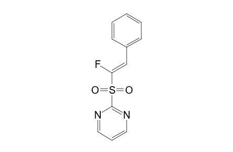 (E)-1-FLUORO-2-PHENYL-1-(PYRIMIDIN-2-YLSULFONYL)-ETHENE