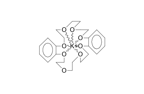 Dibenzo-24-crown-8-potassium cation complex