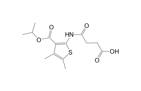 4-{[3-(isopropoxycarbonyl)-4,5-dimethyl-2-thienyl]amino}-4-oxobutanoic acid