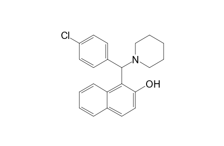 1-[(p-Chlorophenylpiperidin-1'-yl)methyl]-naphthalen-2-ol
