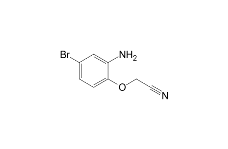 2-(2-Amino-4-bromophenoxy)acetonitrile