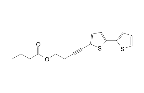 4-(2,2'-Bithiophen-5-yl)but-3-ynyl 3-methylbutanoate