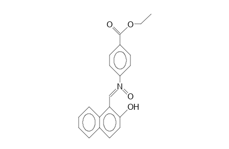 (Z)-N-(2-Hydroxy-1-naphthyl-methylene)-4-ethoxycarbonyl-aniline N-oxide
