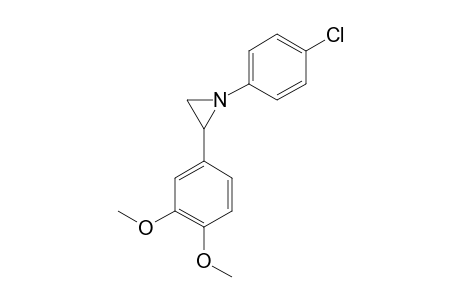 (-)-1-(4-CHLOROPHENYL)-2-(3,4-DIMETHOXYPHENYL)-AZIRIDINE