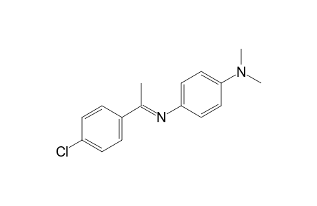 N-(4-Dimethylaminophenyl)-1-(4-chlorophenyl)ethanimine