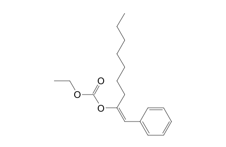 2-Ethoxycarbonyloxy-1-phenylnonene