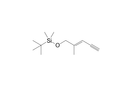 tert-Butyl-dimethyl-[(E)-2-methylpent-2-en-4-ynoxy]silane