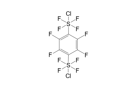 2,3,5,6-TETRAFLUOROPHENYL-1,4-BIS-(SULFUR-CHLOROTETRAFLUORIDE);TRANS,TRANS-ISOMER