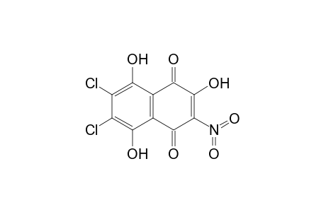 6,7-Dichloro-2,5,8-trihydroxy-3-nitronaphthalene-1,4-dione