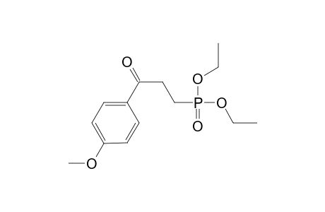 2-(p-Methoxybenzoyl)-1-(diethylphosphonate)ethane