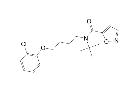 5-Isoxazolecarboxamide, N-[4-(2-chlorophenoxy)butyl]-N-(1,1-dimethylethyl)-
