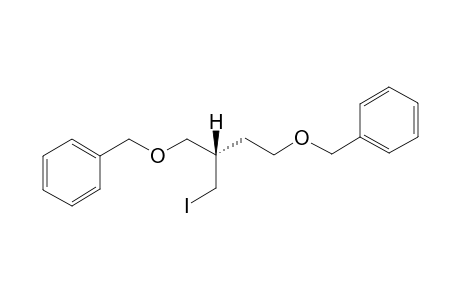 (S)-4-(Benzyloxy)-2-(benzyloxymethyl)-1-iodobutane