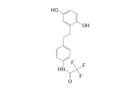 Acetamide, N-[4-[2-(2,5-dihydroxyphenyl)ethyl]phenyl]-2,2,2-trifluoro-