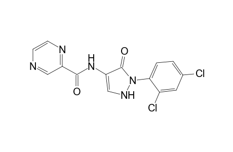 N-[1-(2,4-dichlorophenyl)-5-keto-3-pyrazolin-4-yl]pyrazinamide
