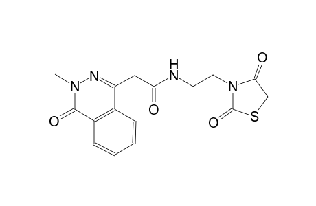 1-phthalazineacetamide, N-[2-(2,4-dioxo-3-thiazolidinyl)ethyl]-3,4-dihydro-3-methyl-4-oxo-
