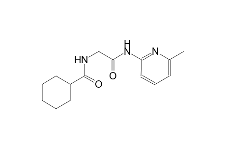 N-{2-[(6-methyl-2-pyridinyl)amino]-2-oxoethyl}cyclohexanecarboxamide
