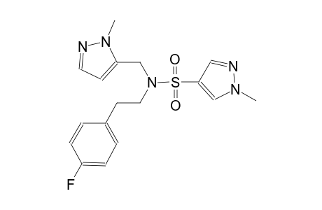 1H-pyrazole-4-sulfonamide, N-[2-(4-fluorophenyl)ethyl]-1-methyl-N-[(1-methyl-1H-pyrazol-5-yl)methyl]-