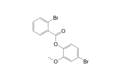 2-Bromobenzoic acid, 2-methoxy-4-bromophenyl ester