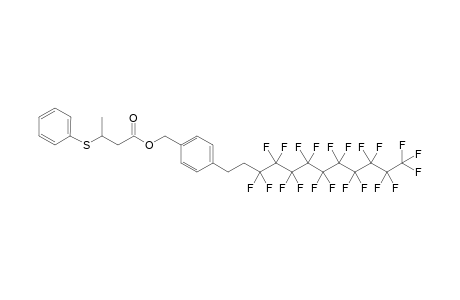 4-(2-Perfluorodecyl)ethylbenzyl 3-methyl-3-phenylthiopropanate